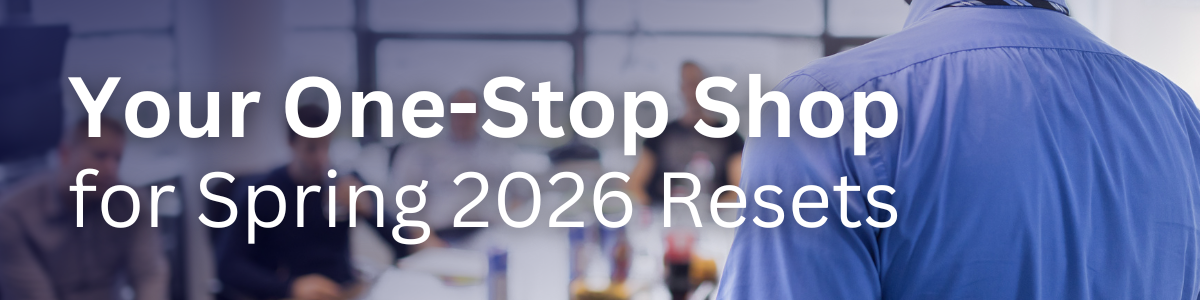 Spring 2026 Resets 1-stop-shop